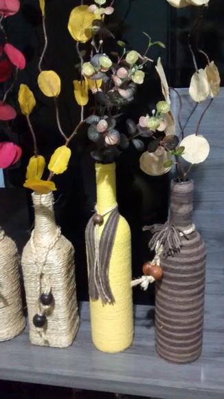 Garrafa decorada