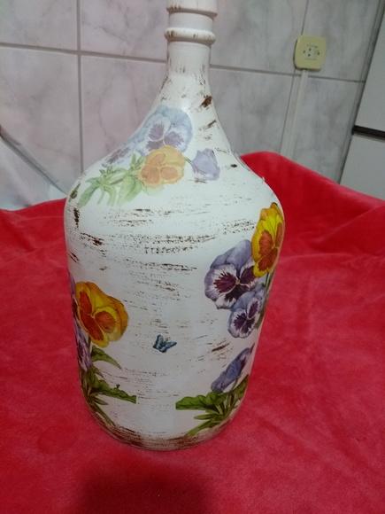 Garrafa decorada - Garrafão