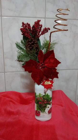 Garrafa decorada - Natal vendidos