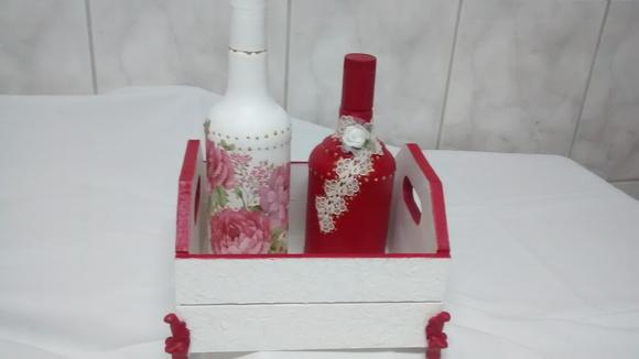 Kit Garrafa Decorativa