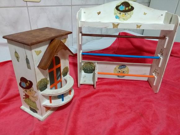 Kit Puxa Saco, Porta Papel e condimento vendido