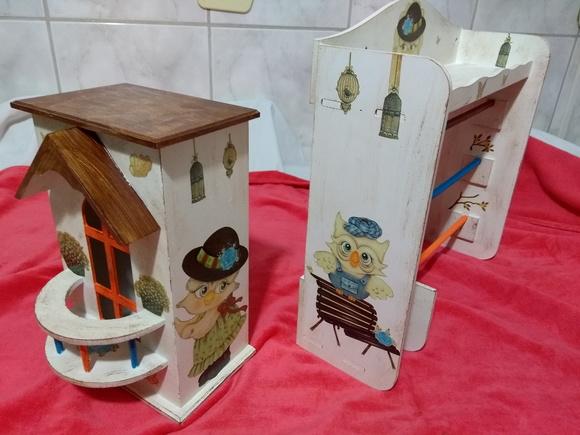 Kit Puxa Saco, Porta Papel e condimento vendido