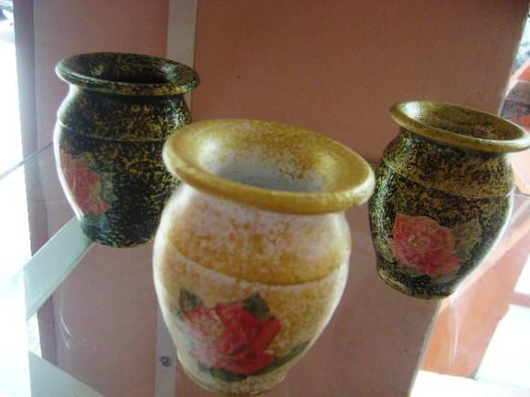 Mini Vasos em Cerâmica