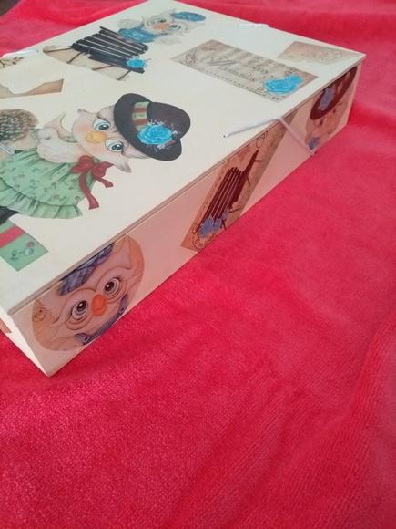 Pasta em MDF com elastico