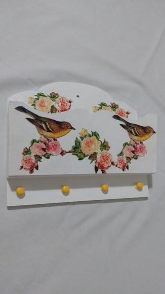 Porta Cartas Flores - envelope