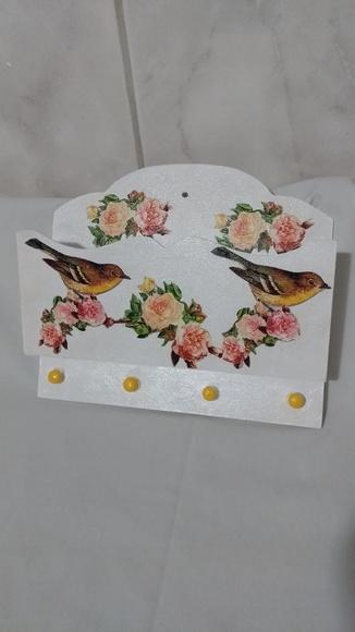 Porta Cartas Flores - envelope