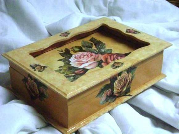Porta Chá C/Arte Francesa EM MDF-VENDIDO
