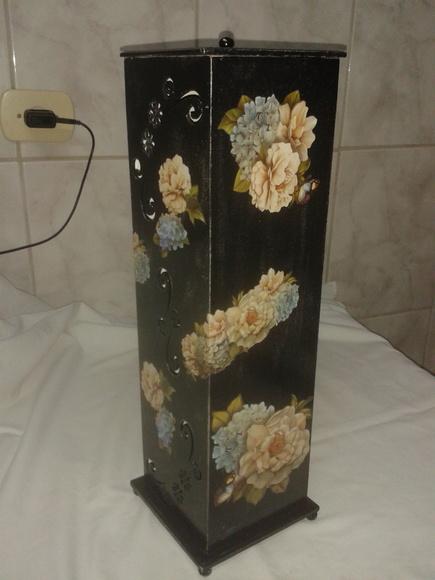 Porta Papel Higiênico Preto