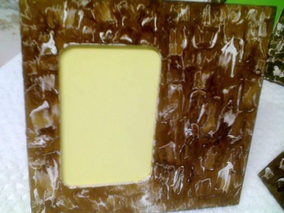 Porta retrato em Pátina Peruana