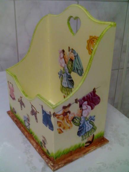 Porta Sabão em Pó e Amaciante