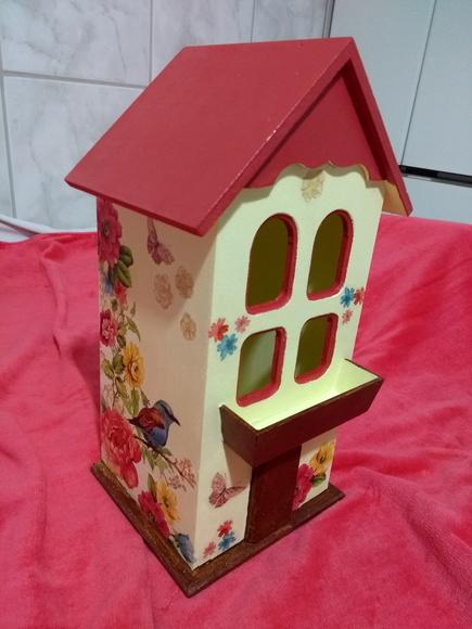 Puxa saco casinha pássaro vendido