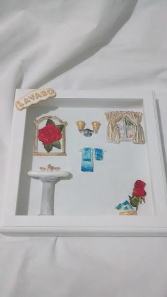 Quadro para lavabo