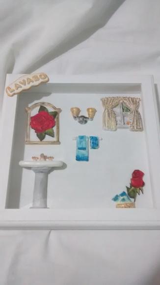 Quadro para lavabo