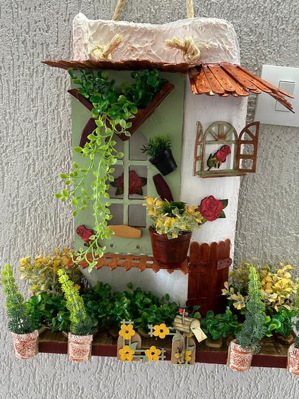 Telha com Arte em Madeira