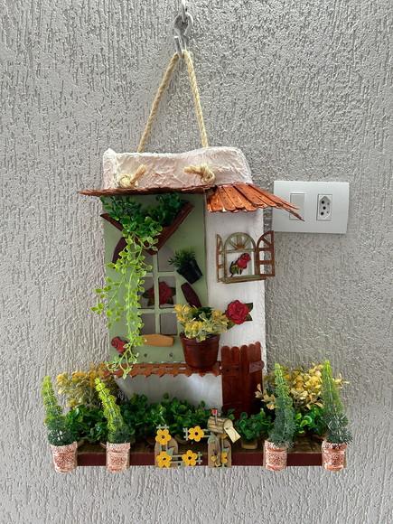 Telha com Arte em Madeira
