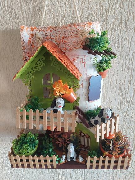 Telha com Arte em Madeira