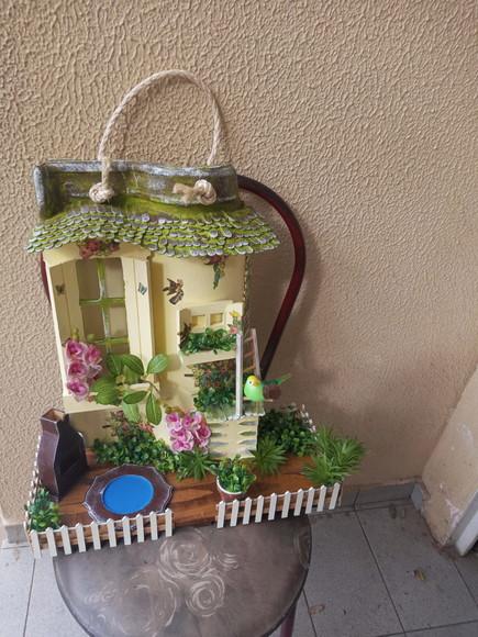 Telha com Arte em Madeira
