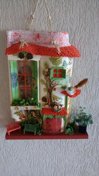 Telha com Arte em Madeira