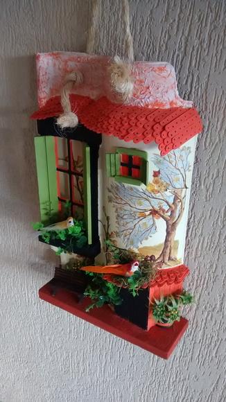 TELHA COM ARTE EM MADEIRA