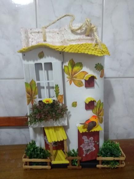 Telha com Arte em Madeira Vendida
