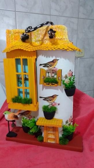 Telha com Arte em Madeira Vendido