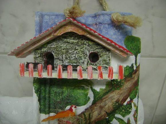 TELHA COM ARTE EM MADEIRA_Vendida