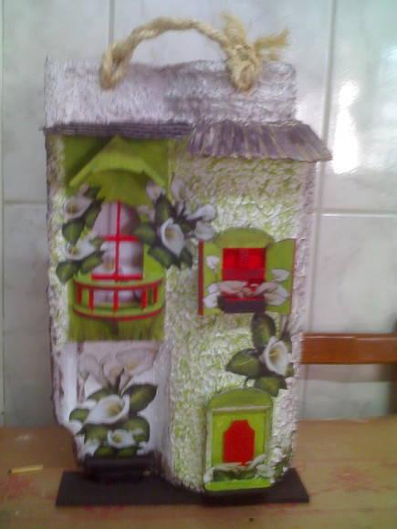 Telha com Arte em Madeira-Vendida