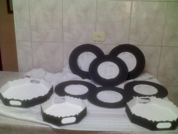 TRIO DE BANDEJA OITAVADO