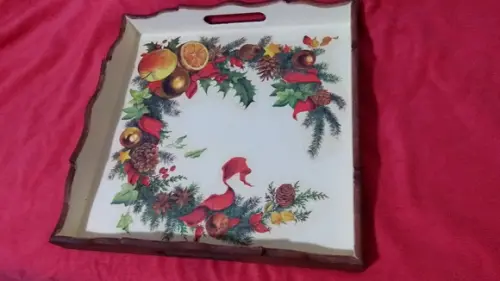 Bandeja quadrada grande