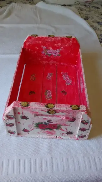 Caixote decorado médio