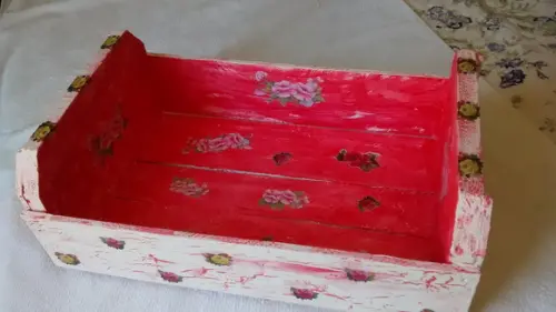 Caixote decorado médio