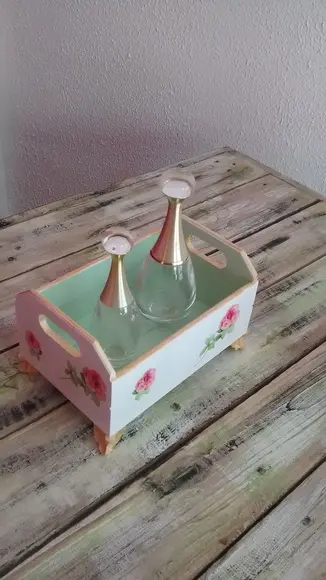 Caixote decorativo