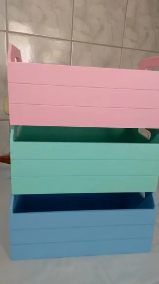 Caixotes em MDF- Grande - 45 x 26 x 21,5