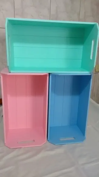 Caixotes em MDF- Grande - 45 x 26 x 21,5