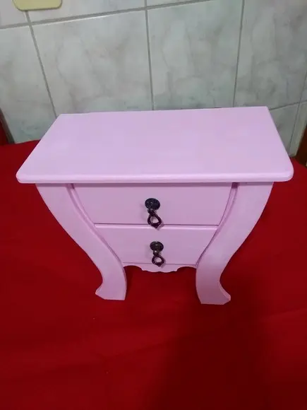 Comoda- Decorada com 3 Gavetas