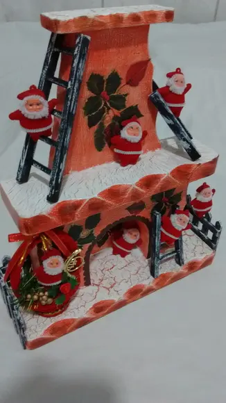 Enfeite de Natal - Lareira