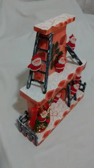 Enfeite de Natal - Lareira