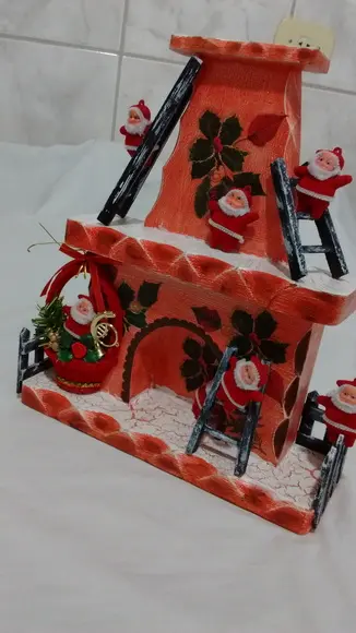 Enfeite de Natal - Lareira