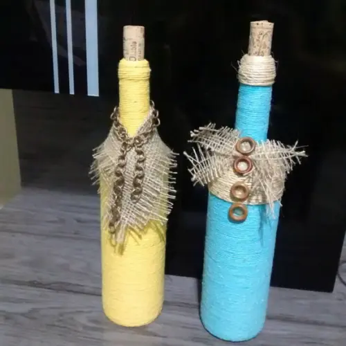 Garrafa decorada