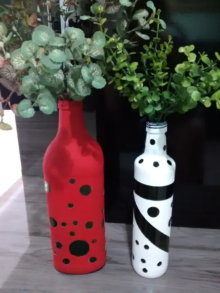 Garrafa decorada