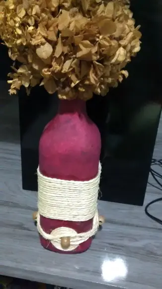 Garrafa decorada