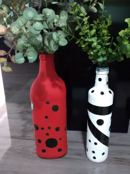 Garrafa decorada