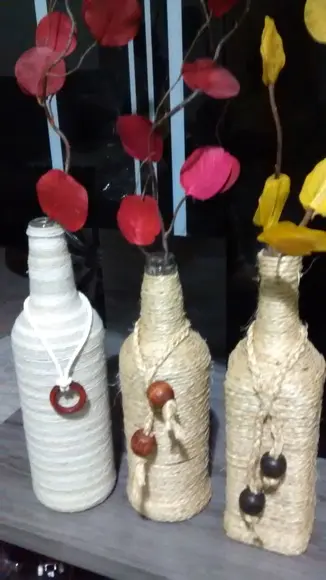 Garrafa decorada
