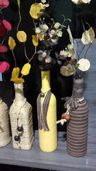 Garrafa decorada