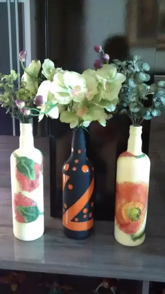 Garrafa decorada