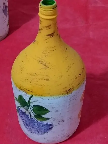 Garrafa decorada - Garrafão