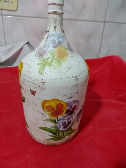 Garrafa decorada - Garrafão