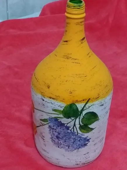 Garrafa decorada - Garrafão