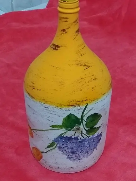 Garrafa decorada - Garrafão
