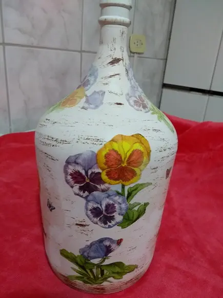 Garrafa decorada - Garrafão